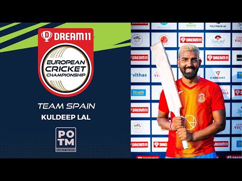 Kuldeep Lal killer performance as Spain beat Belgium at Dream11 European Cricket Championship