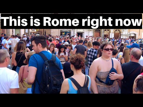 Rome,Italy - This is Rome Right Now | Rome Trastevere Walking tour 2025