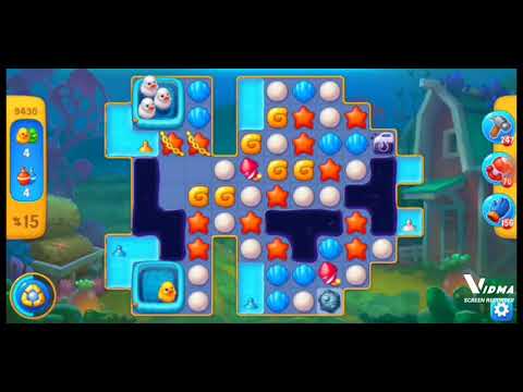 Fishdom. 9430 level no boosters and diamonds. 24 moves