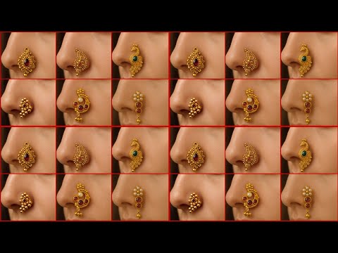 Latest Gold Maharashtrian Nath Designs 2025 | Bridal Nath Collection | Traditional Nose Ring Designs