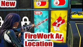 1V1 WITH EVERY GUN HIVE MAP FORTNITE CREATIVE - FIND FIREWORK ASSAULT RIFLE LOCATION