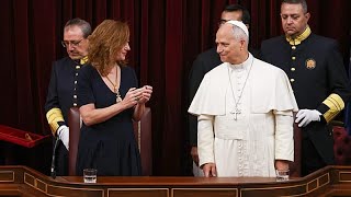 El Papa León XIV, ante el Congreso: "La sociedad y la Iglesia no siempre estuvieron a la altura"