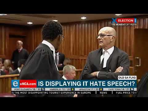 Displaying the apartheid flag being debated