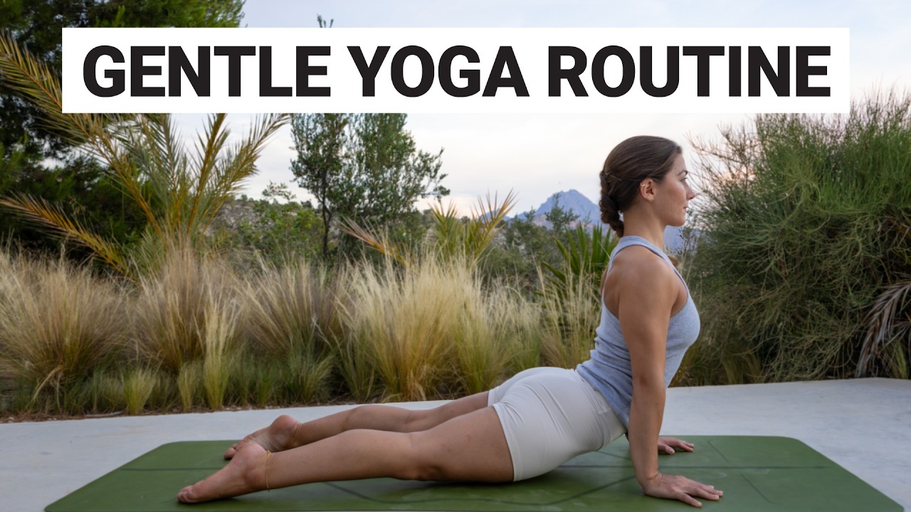 20 Min Gentle Yoga Routine | Beginner Friendly Full Body Stretch - YouTube