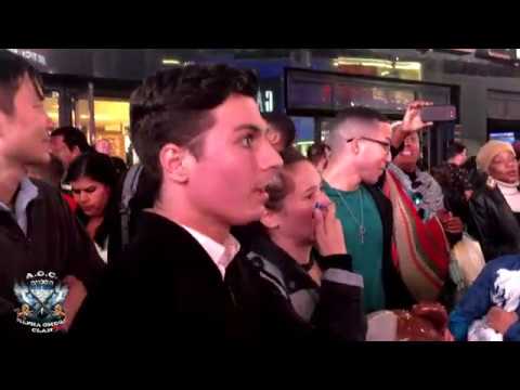 A.O.C. Israelites General HaShar In Hurricane Mode In Times Square (Halloween 2017)