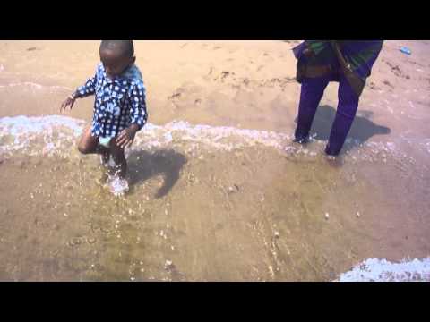 praneeth's first beach experience