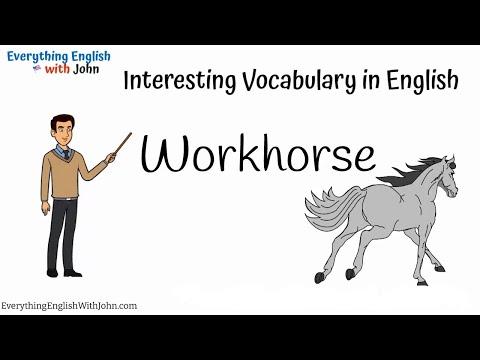 Workhorse: Learn English Vocabulary, English Practice Time #englishvocabulary