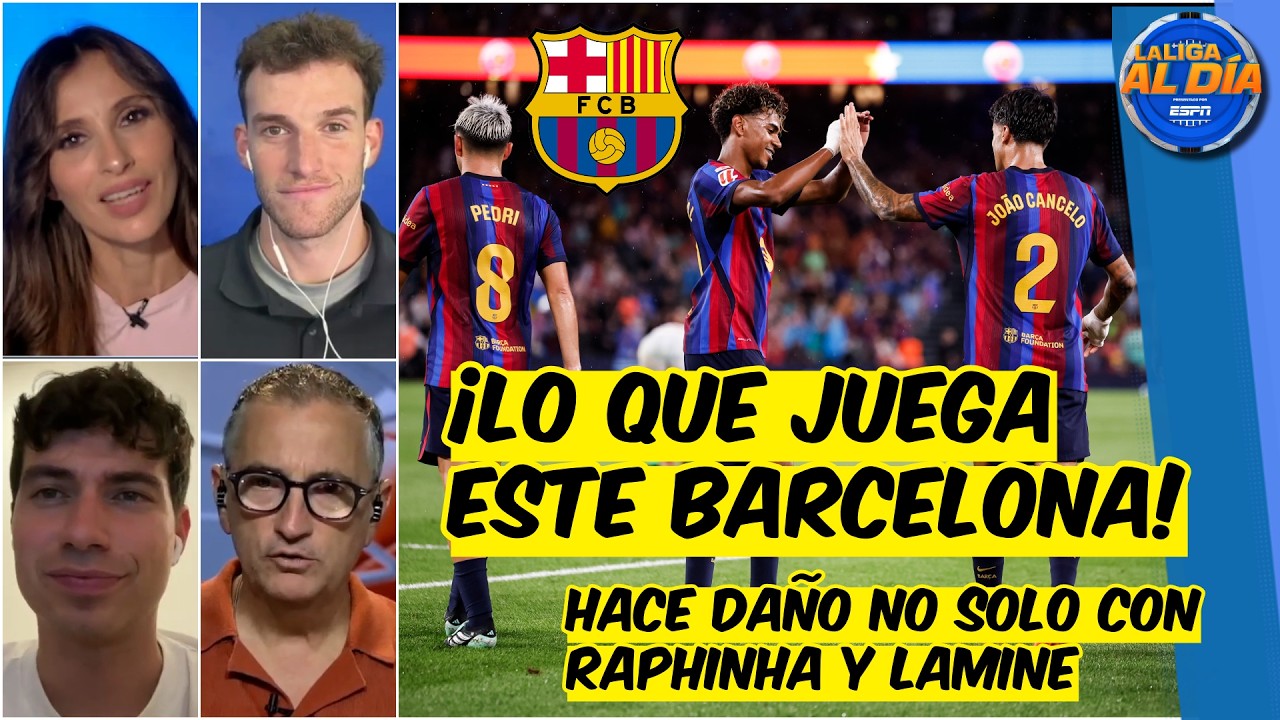 Este BARCELONA es ESPECTACULAR, GOLEÓ al RACING de SANTANDER y es un LUJO verlo | La Liga al Día