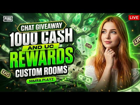 PUBG MOBILE LIVE CUSTOM ROOM UC & CASH REWARD ROOMS🧿🔥 |#pubgmobile #pubgmnextstarprogram  #pubgms28