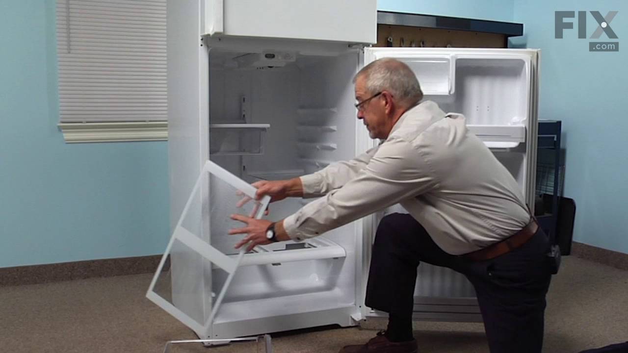 Replacing your General Electric Refrigerator Vegetable Drawer Shelf Frame