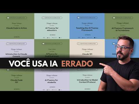 Fiz TODOS os cursos da Anthropic e achei como auditar qualquer conversa com IA