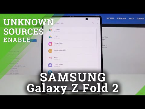 How to Allow Unknown Sources in SAMSUNG Galaxy Z Fold 2 – Manage App Preferences