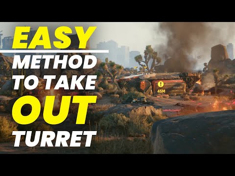 EASY way to Take out the turret - Life During Wartime - Cyberpunk 2077