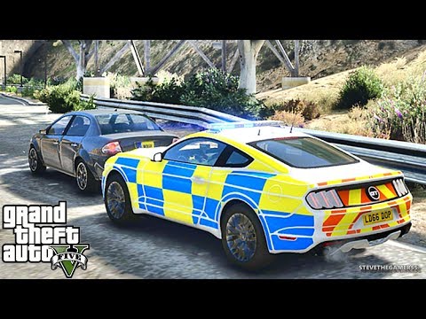 GTA 5 MODS LSPDFR 750 - BRITISH MUSTANG PATROL !!! (GTA 5 REAL LIFE PC MOD)