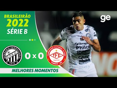 Gols e lances de Operário x Tombense
