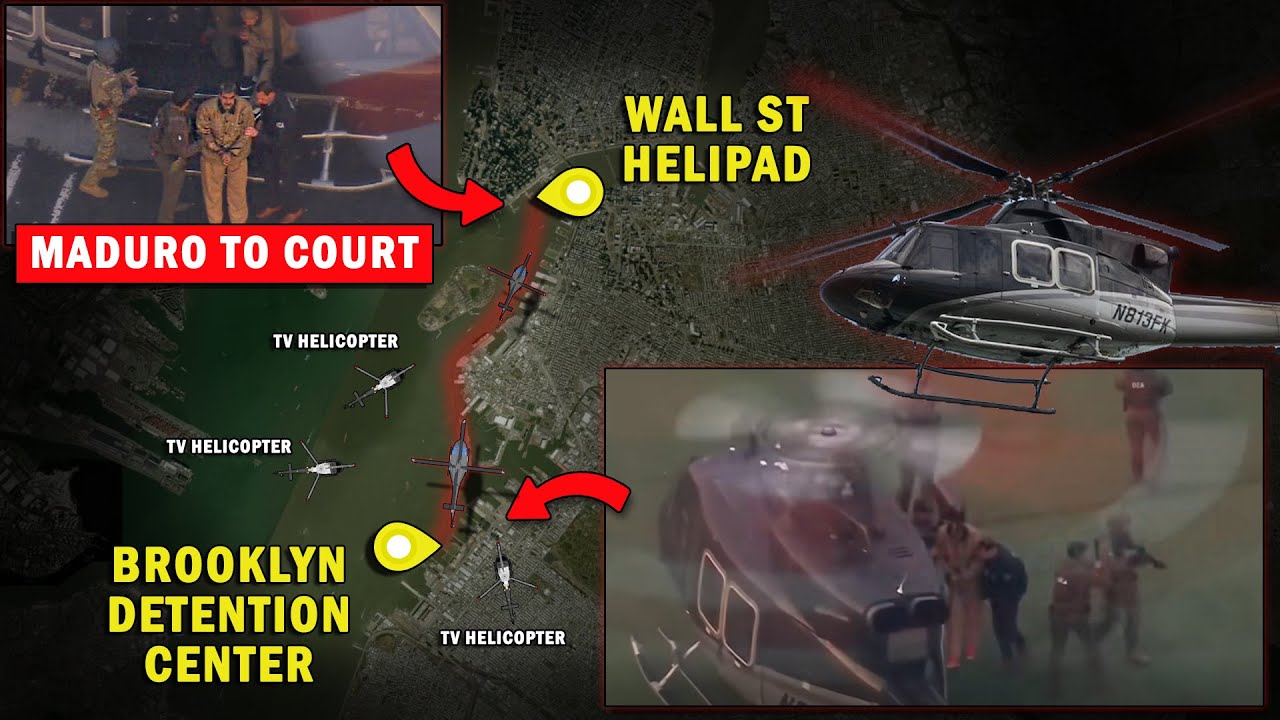 RADIO AUDIO | Maduro FLOWN TO MANHATTAN Followed by 5 Helicopters