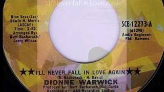 Dionne Warwick I&#39;ll Never Fall In Love Again 1970 Smash Hit
