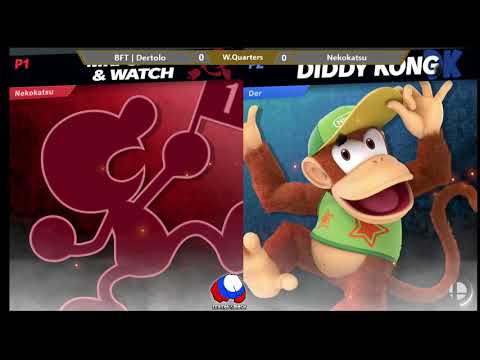 IWSVI - Nekokatsu (Game&Watch) vs BFT l Dertolo (Diddy Kong) - Winners Quarters