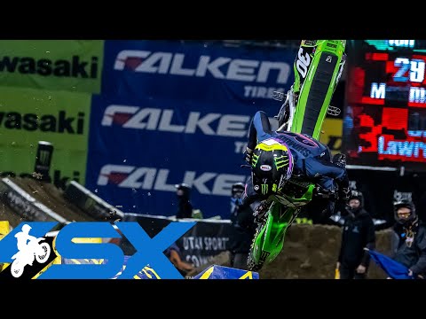 AMAスーパークロス 2022 Rd2 オークランド（リングセントラルコロシアム）West 250SXのハイライト動画