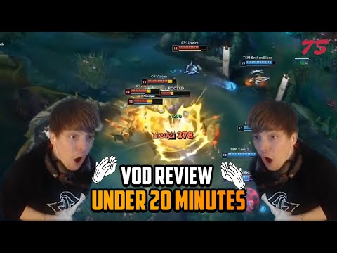 LS #75 - TSM VS C9 VOD REVIEW SPEED RUN