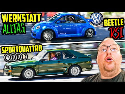 Im SPORTQUATTRO über die RENNSTRECKE! - Werkstattalltag Halle 77 - Marco LÄDT DURCH!