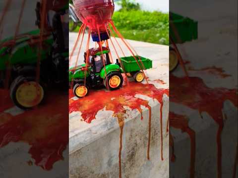 green mini tractor 🚜 🚜 😃 price orange colour Dala#shorts #toys #video