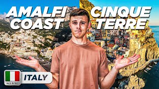 AMALFI COAST VS CINQUE TERRE | Ratings &amp;amp; Reviews To Help YOU Decide! Italy Travel Guide