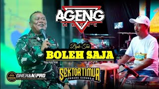 Download lagu BOLEH SAJA - BPK TNI - AGENG MUSIC LIVE SEKTOR TIMUR  mp3