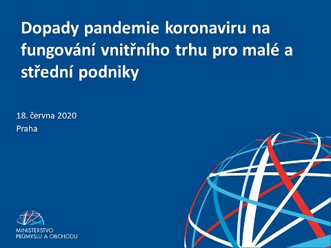, title : 'On-line seminář "Dopady pandemie koronaviru na fungování trhu pro malé a střední podniky"'