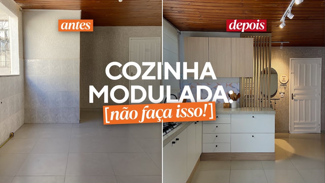 Cozinha modulada: não faça isso!