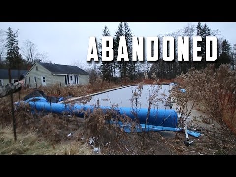 Abandoned Forgotten Farm Land With Tennis court, Pool & Stolen Bike? Video