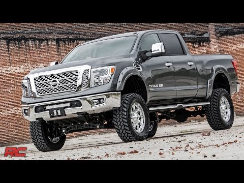 2016-2017 Nissan Titan XD 6-inch Suspension Lift Kit by Rough Country