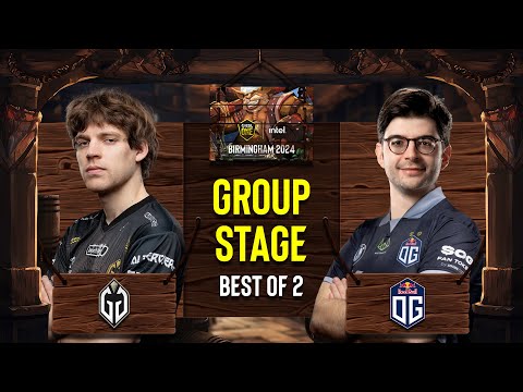 Full Game: OG vs Gaimin Gladiators Game 2 (BO2) | ESL One Birmingham Groupstage