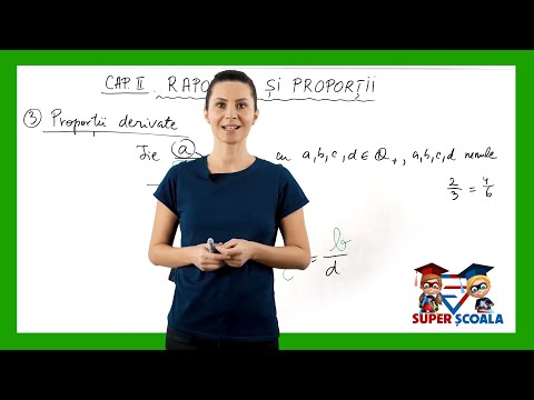 Clasa a VI-a - Proporții derivate