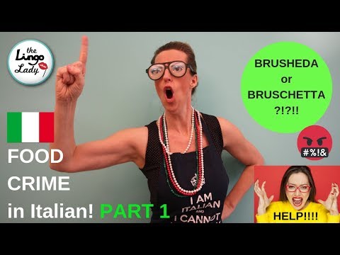 Italian words with FOOD everybody gets always wrong! - Food Crime part 1