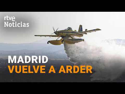 Incendios Forestales | Un nuevo fuego amenaza la Comunidad de Madrid | RTVE Noticias