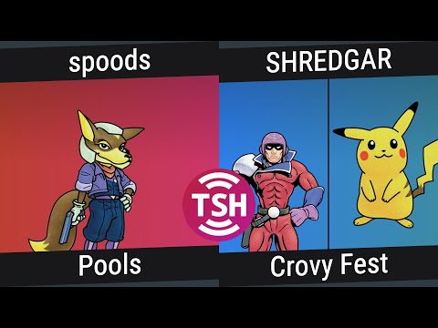 Crovy Fest - spoods (Fox) vs. SHREDGAR (Falcon, Pikachu) - SSB64 Singles