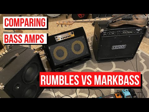 Bass Amp Comparison - Rumble Vs MarkBass