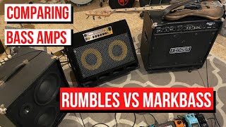Video thumbnail for Bass Amp Comparison - Rumble Vs MarkBass by DIGITAL REIGN