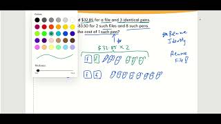 Review 4: P5 Word Problems L2 - Decimals Sets of Objects 5B PB Pg61 Qn19