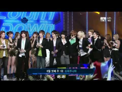HD 110818 Super Junior - Mr. Simple 第二周第三Winner @ M!Countdown [繁體字幕]