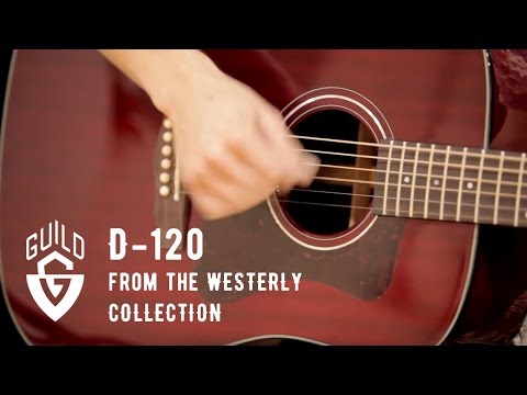 Guild Westerly Collection D-120 Natural, Amazing Dreadnaught Plays Outstanding with Gig Bag ! image 8