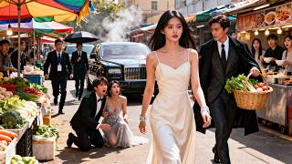 Het bleek dat het meisje dat groenten verkocht dochter rijkste man was,haar ex-man had er spijt van!