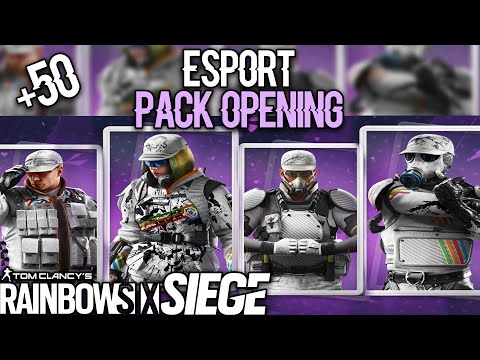 +50 Siege ESPORT PACK OPENING 2022 -  EXCLUSIVE Six Invitational Items - Rainbow Six Siege