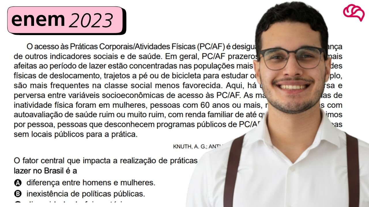 Resolução em Vídeo — Questão 42 ENEM 2023