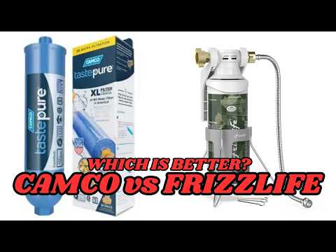 RV Water Filter Showdown: Camco TastePure XL vs Frizzlife MV99 #frizzlife #rvlife #rvliving #travel