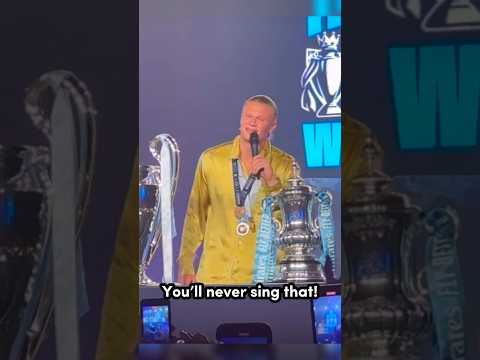 Erling Haaland Sings About The Champions League! 😂🏆 