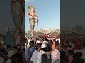 GANPATI VISARJAN GIREGAON CHAUPATY BEACH 2024 Ganpati Visarjan 2024 Mumbai Ytshorts Chaupati