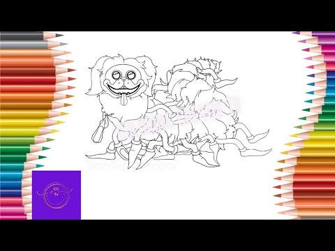 Poppy Playtime / PJ Pug-a-Pillar Coloring Pages #poppyplaytime
