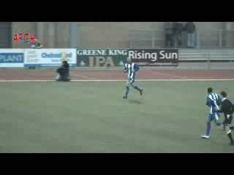 Chelmsford City 4 AFC Hornchurch 4 (21st Nov 09) - First Hunt goal
